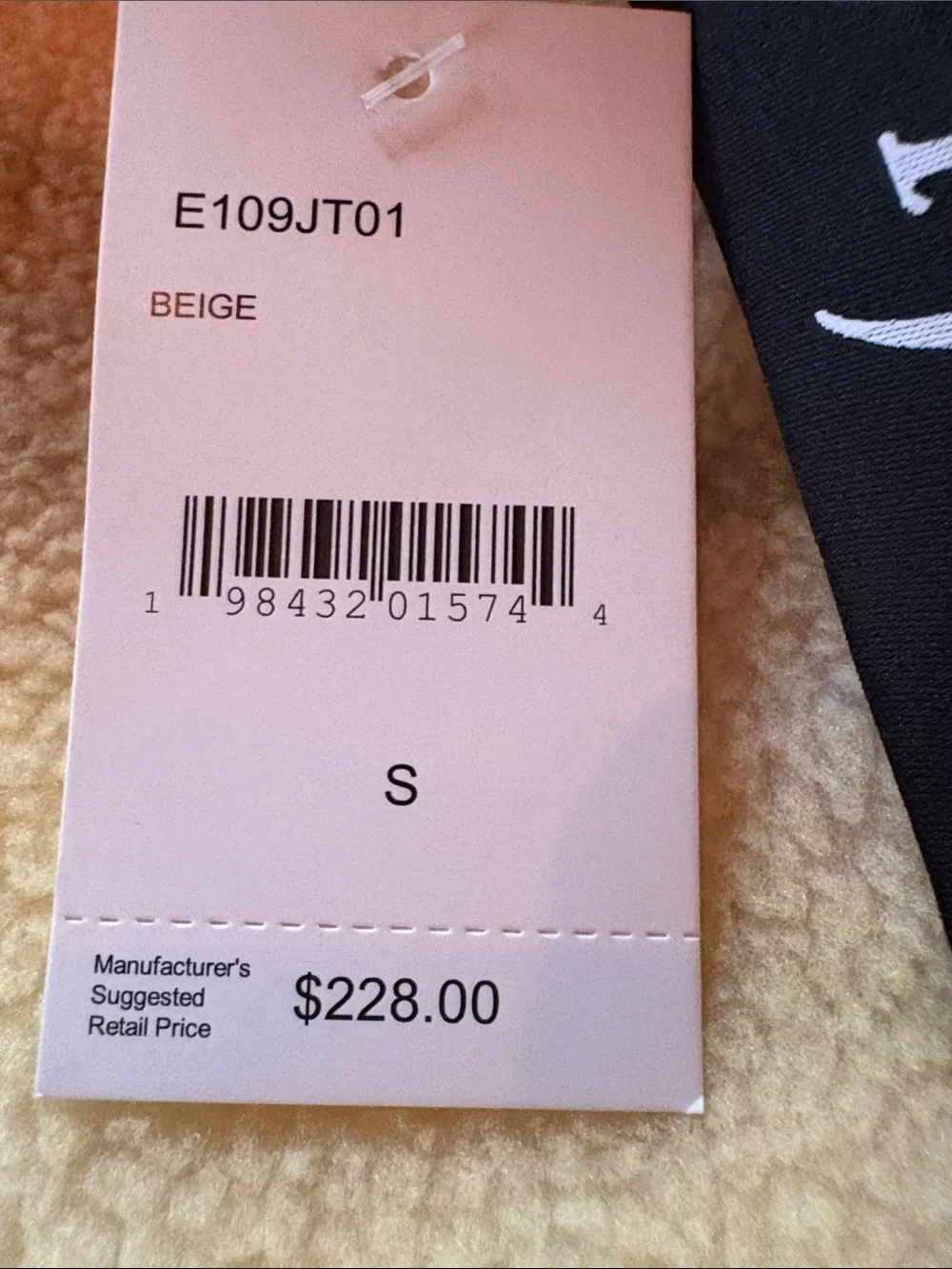 PRPS Peach and Blue Fleece Jacket with Script Logo